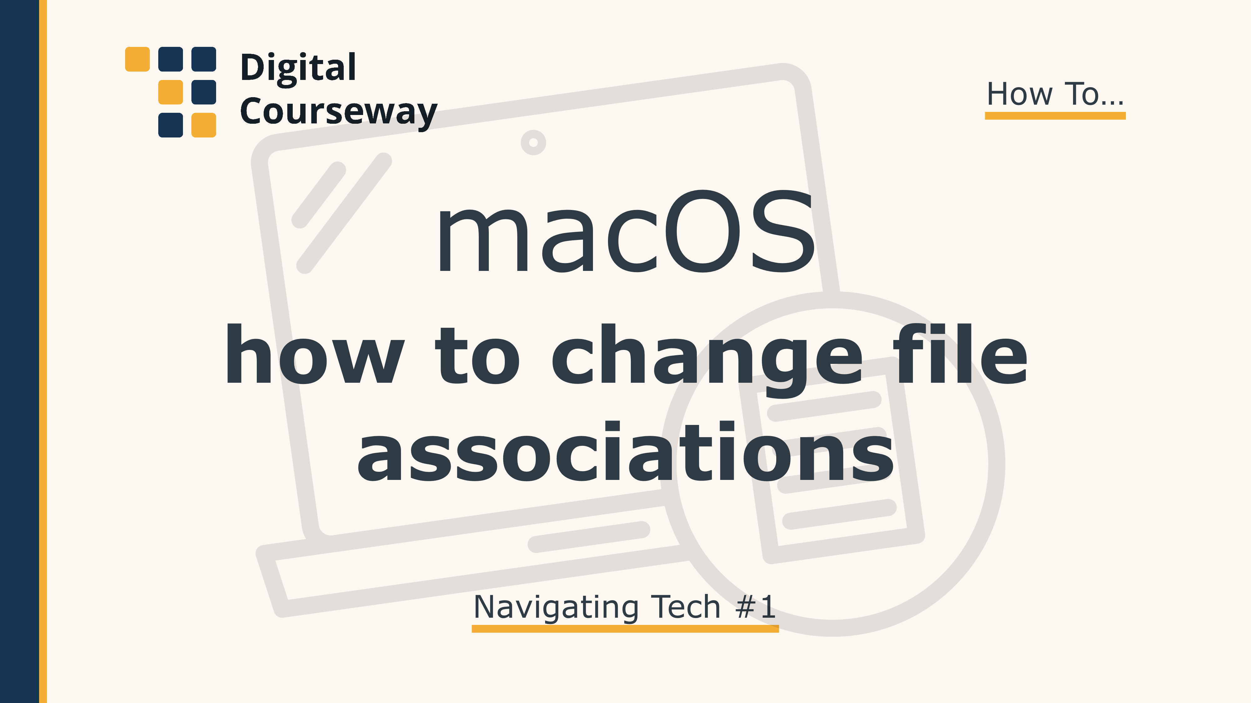 macOS: How to Change File Associations